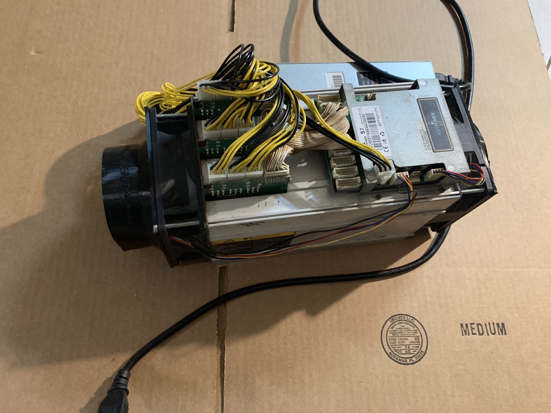 Bitcoin Miner Antminer S7 + Power Supply