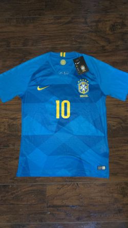 Brazil Nike 2018 Away Jersey Blue size Small