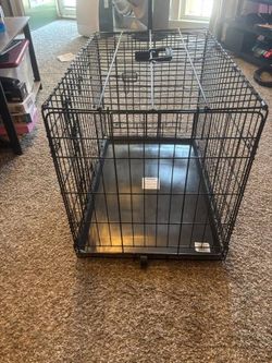 Precision Pet Products Wire Collapsible Pet Cage Crate Carrier 30 Inch