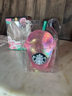 Pink Strawberry Drink Squishy – Slow Rising Stress Relief Toy