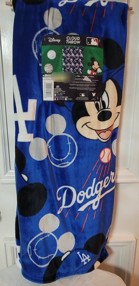 Mickey Mouse Dodgers Blanket