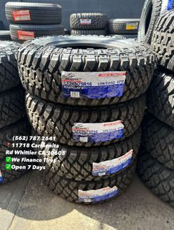 nan245/75R16 LT Atlander Mud Tires Set of Tires Installed and Balanced Set de Llantas Nuevas Instaladas y Balanceadas
