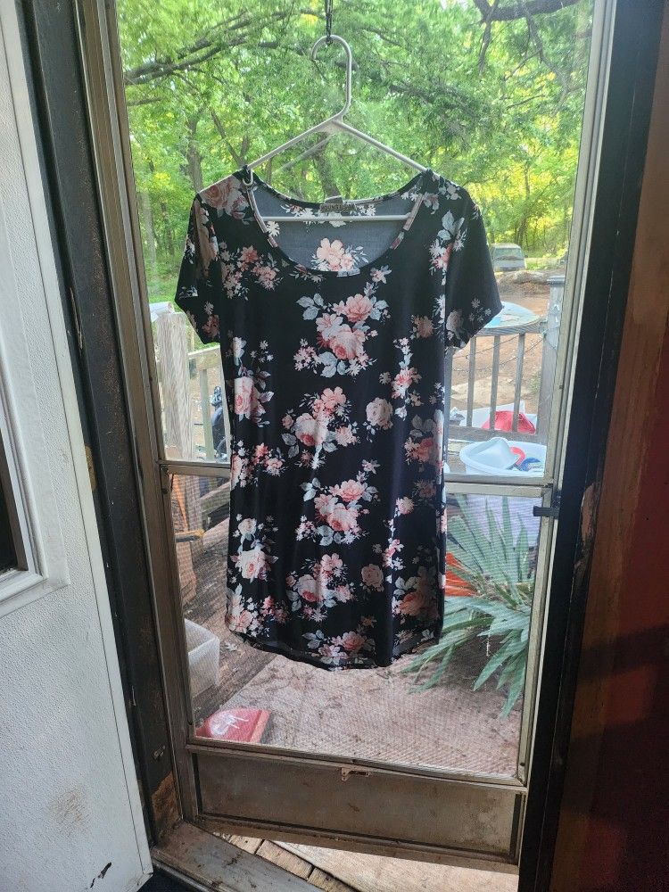 Young USA Blue Floral Dress