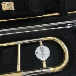 Trombone w/ Case – Clean, Ready to Play – Great for Students or Band 