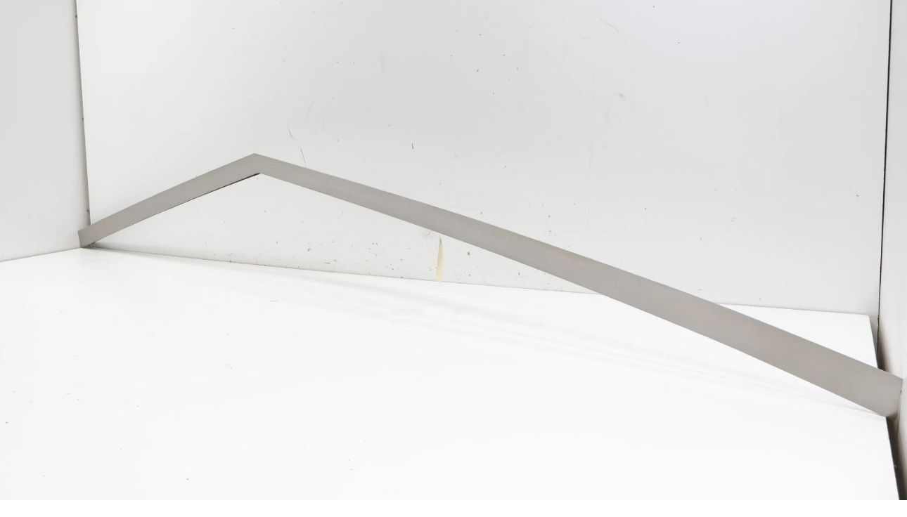 2024-2025 TESLA CYBERTRUCK FRONT LEFT EXTERIOR A PILLAR STEEL TRIM