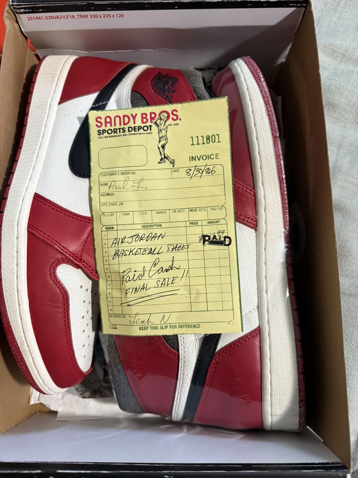 Jordan 1 “lost And Found” Size 10.5 Used 