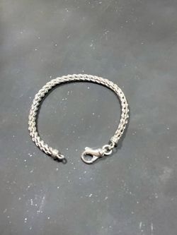 925 Sterling Silver Bracelet For Wedding 8 Inches Long