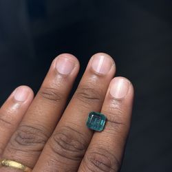 IGI Certified 4.62 Ct Natural Zambian Emerald Square Cut Loose