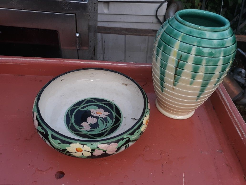 1930s art deco pottery rare