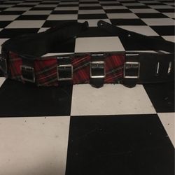 Plaid Guitar Strap