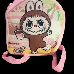 Labubu Pink Small Backpack