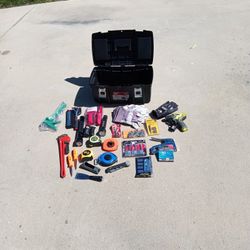 Big Lot Of Tools And Husky Tool Box  Most Are New 