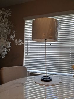White industrial retro minimalist lamp