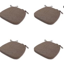 SUNROX LokGrip Non Slip Gel Memory Foam Chair Cushions for Dining Chairs Tailbone Pain Relief, Tufted Stain Resistant Thicken Durable Chair Pad for Di