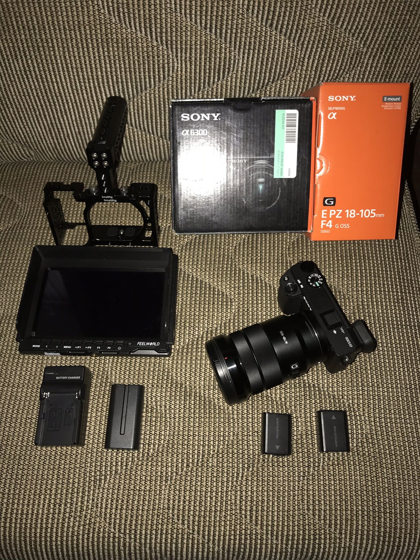 Sony a6300 4k BUNDLE!! 3 LENSES!!! (Sony 18-105,16-50mm & sigma 30mm 1.4)