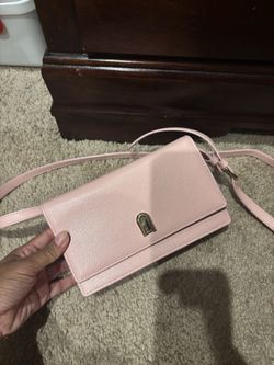 Pink furla body cross