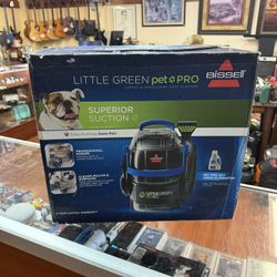 Bissell Carpet Cleaner Little Green Pet Pro Bagless 5.7 amps