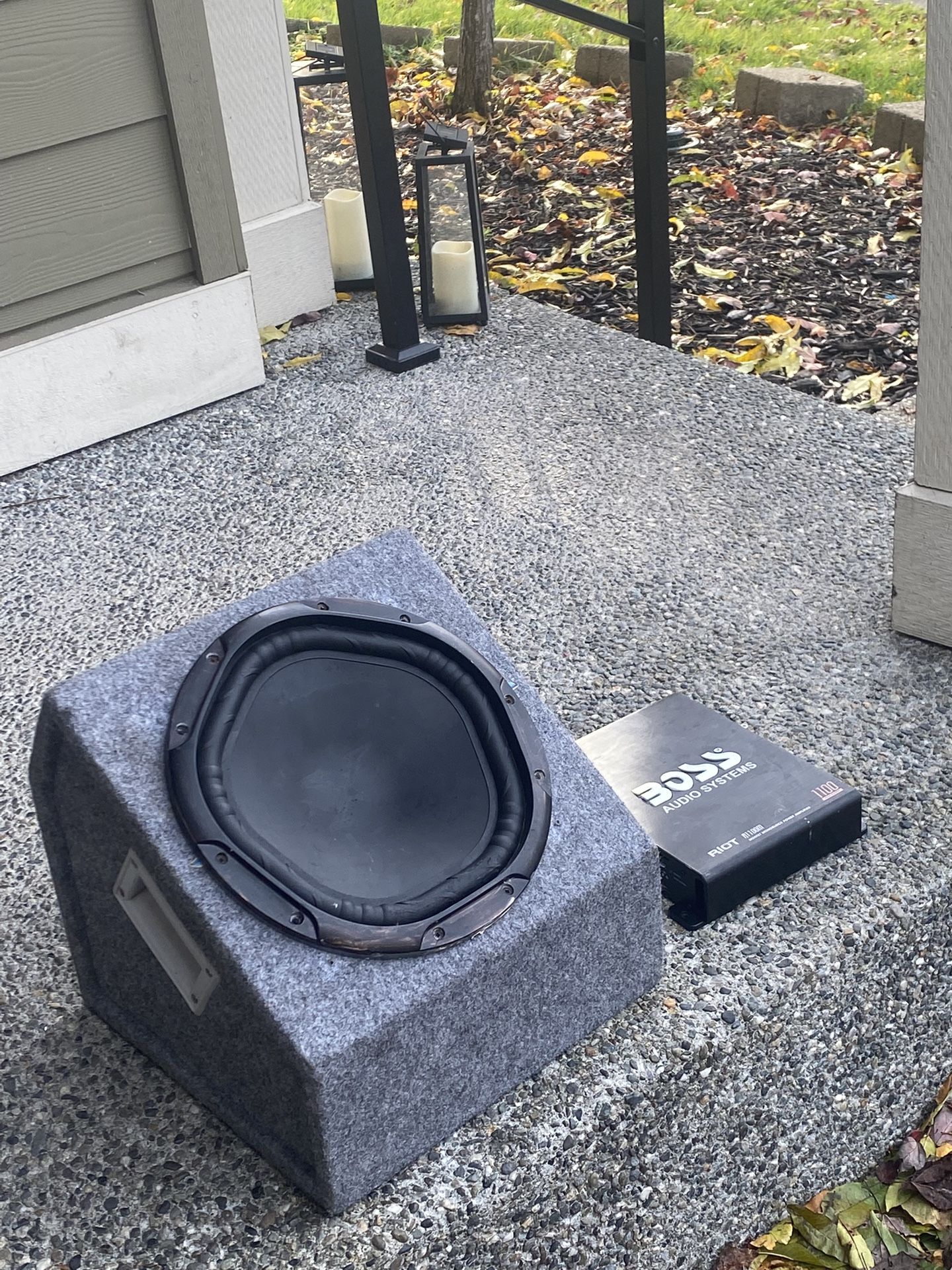 Xplod Sub And Boss Audio Amp