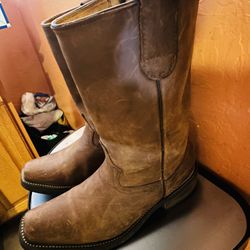 WESTERN BOOTS SIZE 81/2 WITH ZIPPER PERFECT CONDITION LIKE NEW BOTAS MEXICANAS COMO NUEVAS PERFECTO CONDICIÓN 