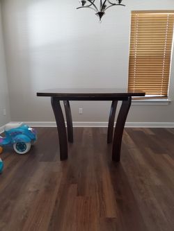 Mahogany brown table