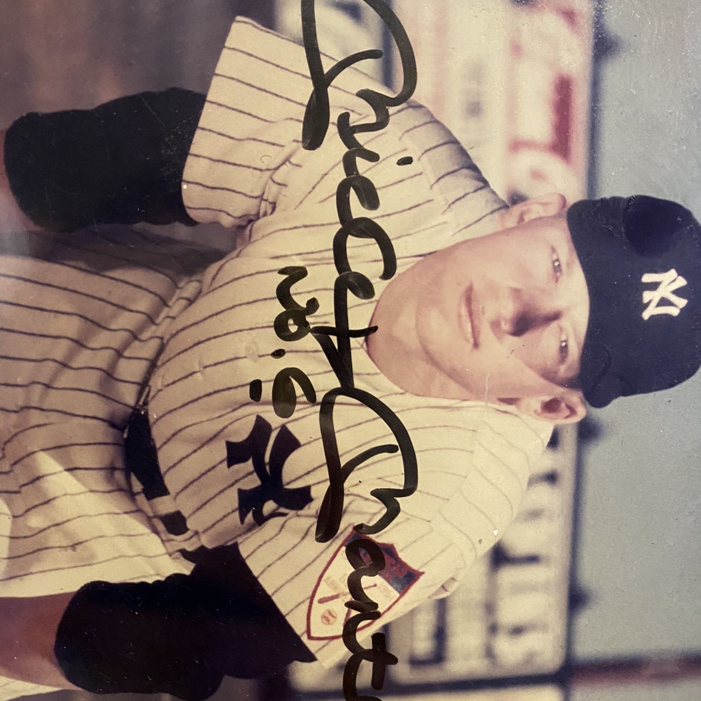 Mickey Mantle Signed Photograph.