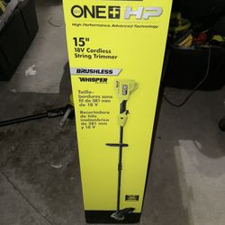Ryobi 18 Volt Brushless String Trimmer Tool Only $75