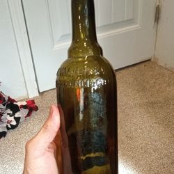 Antique F. Chevalier & Co Green Bottle
