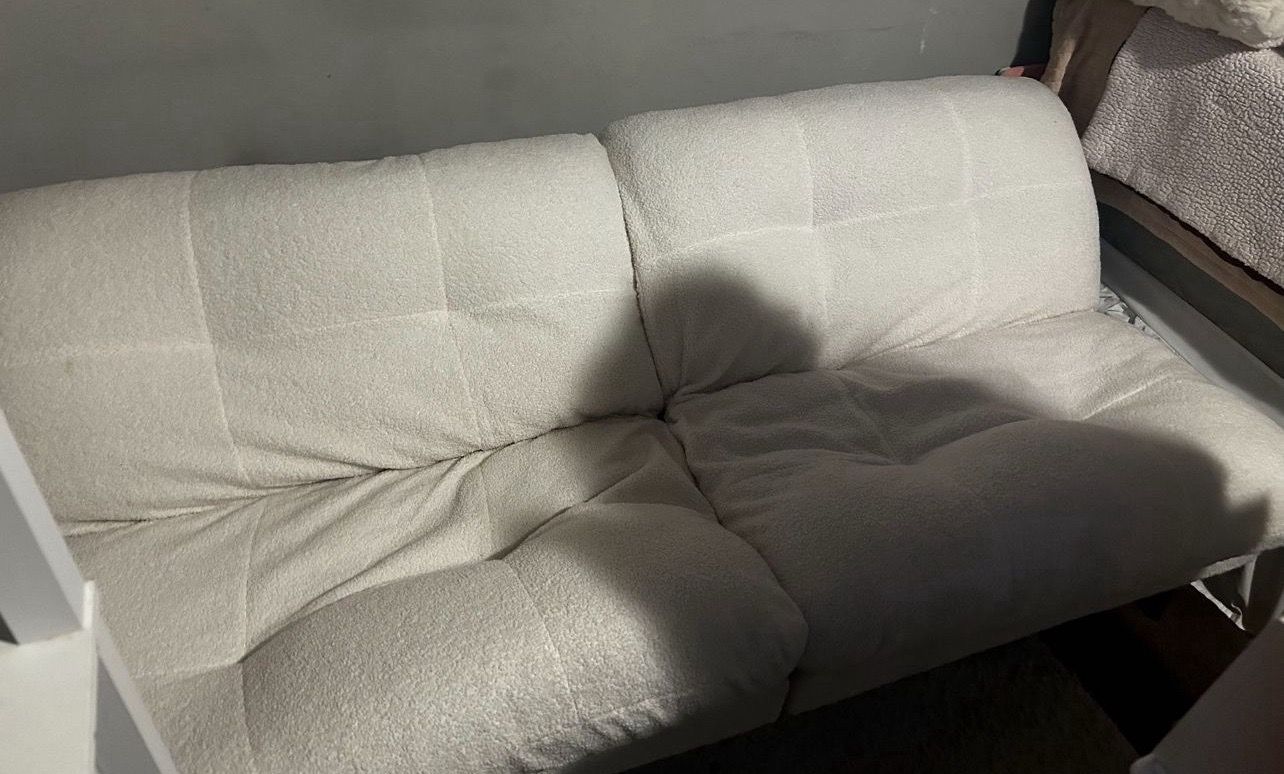 Adjustable White Couch