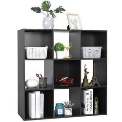 Free 🎁 with purchase New 9 Cube Storage Shelf Organizer Display 5 Removable Back Panels Black