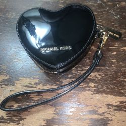 Michael Kors heart wristlet or coin purse