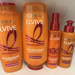 Elvive Shampoo Conditioner Leave In all 4 x $15
