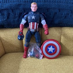 Marvel Legends Captain America Action Figure Out Of The Box Sell As Is 