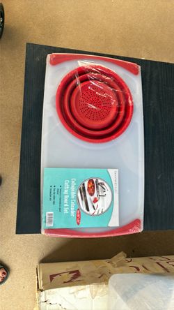Tabla de picar y colador  nuevo