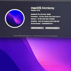 MacBook Pro  15”