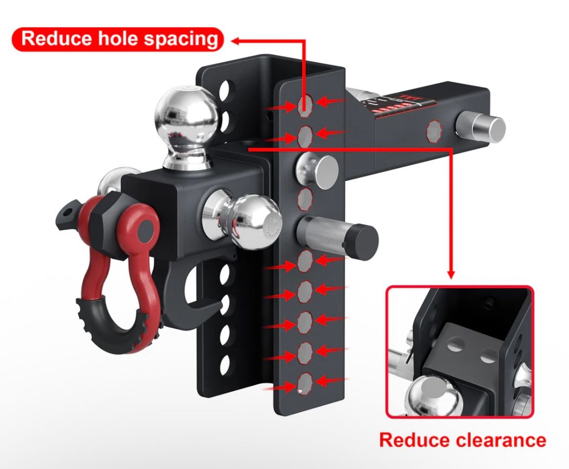 TYT Adjustable Trailer Hitch