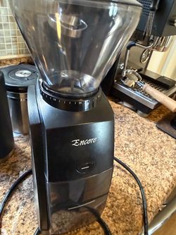Baratza Encore Coffee Grinder and Nespresso frother