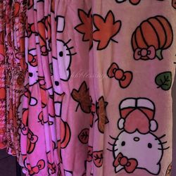 hello Kitty Pumpkin Blanket 