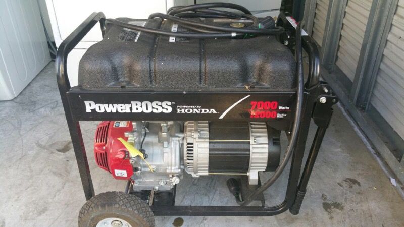 Honda powerboss 7000 watts generator