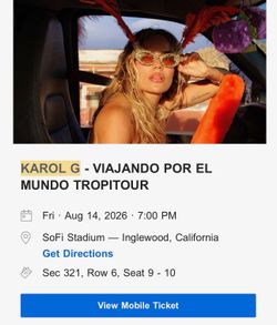 Karol G tickets