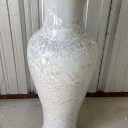 40” Ceramic Floor Vase