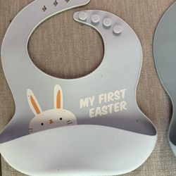 BABY SILICON FEEDING BIB