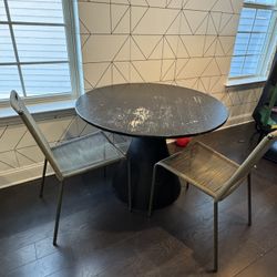 Banjar Wood Pedestal Dining Table 