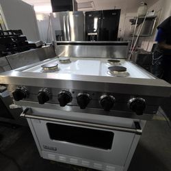 30" VIKING White Gas Range 