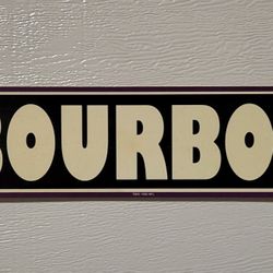 Superbowl XXXI Bourbon St Novelty Sign Green Bay Packers