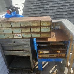 Metal Tool Chest And Organizer