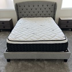 Queen Bed With Pillowtop Mattress $425 Full $420