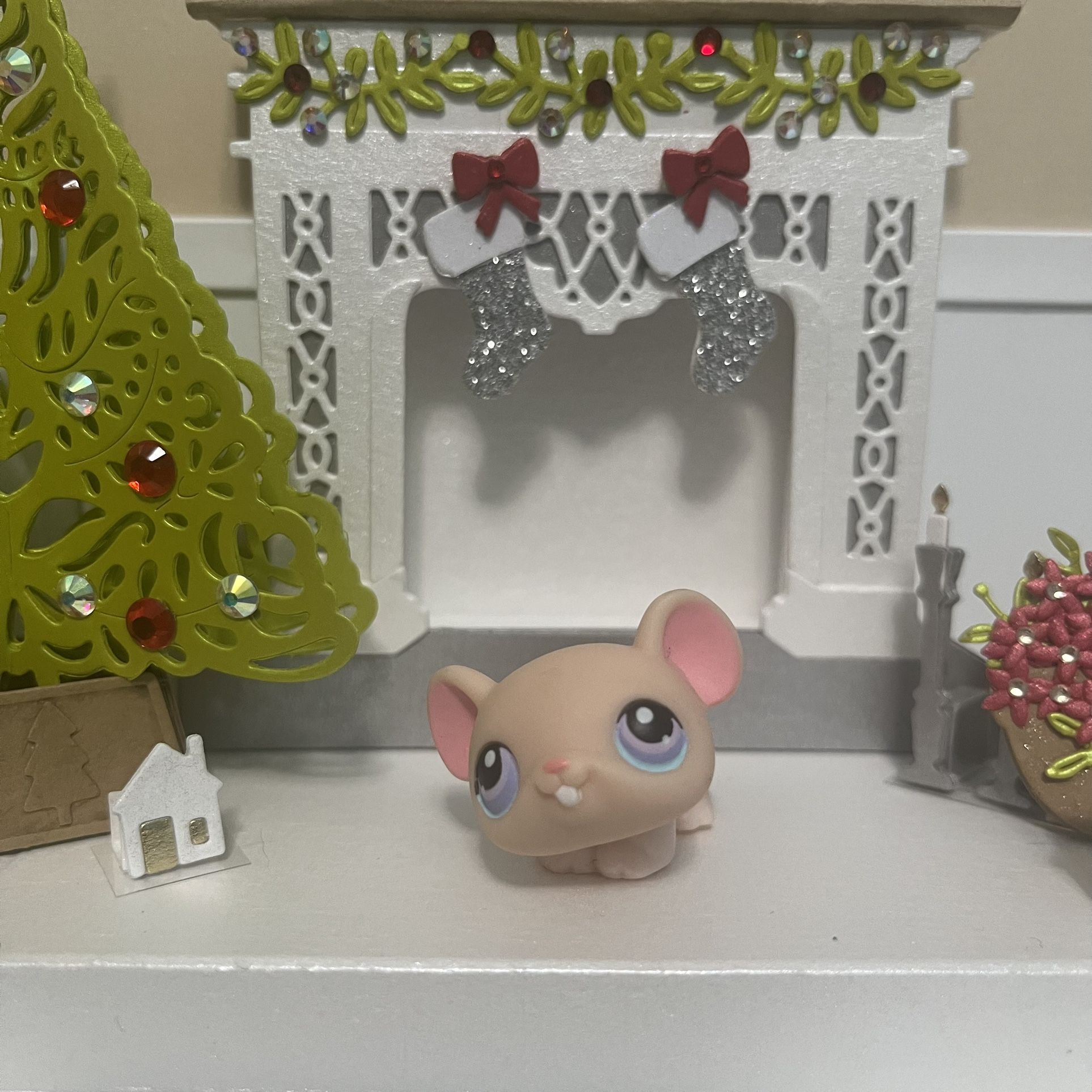 Littlest Pet Shop LPS Pink Mouse #103