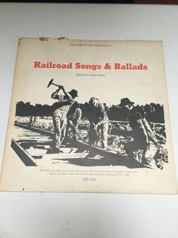 Railroad Songs and Ballads vinyl record