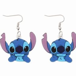  Lilo & Stitch Handmade Acrylic Ear Drop Earrings 