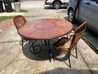 Table and 4 chairs